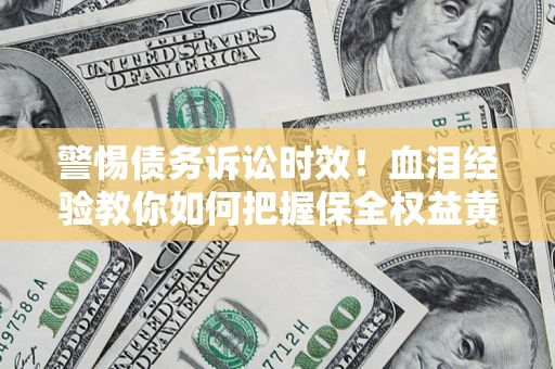 武汉警惕债务诉讼时效！血泪经验教你如何把握保全权益黄金期