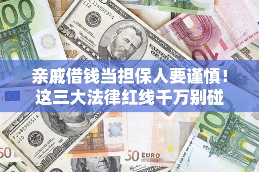 武汉亲戚借钱当担保人要谨慎！这三大法律红线千万别碰