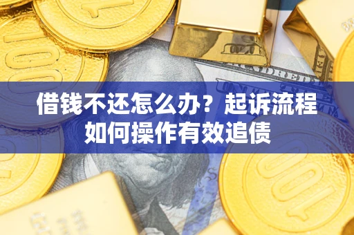 武汉借钱不还怎么办？起诉流程如何操作有效追债