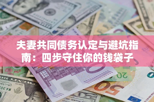 武汉夫妻共同债务认定与避坑指南：四步守住你的钱袋子