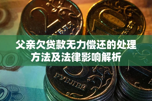 武汉父亲欠贷款无力偿还的处理方法及法律影响解析