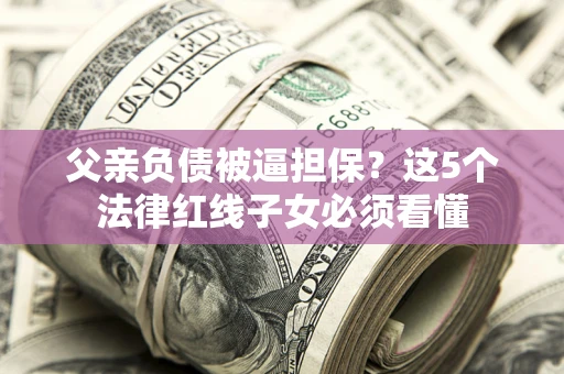 武汉父亲负债被逼担保？这5个法律红线子女必须看懂