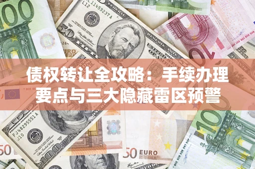 武汉债权转让全攻略：手续办理要点与三大隐藏雷区预警